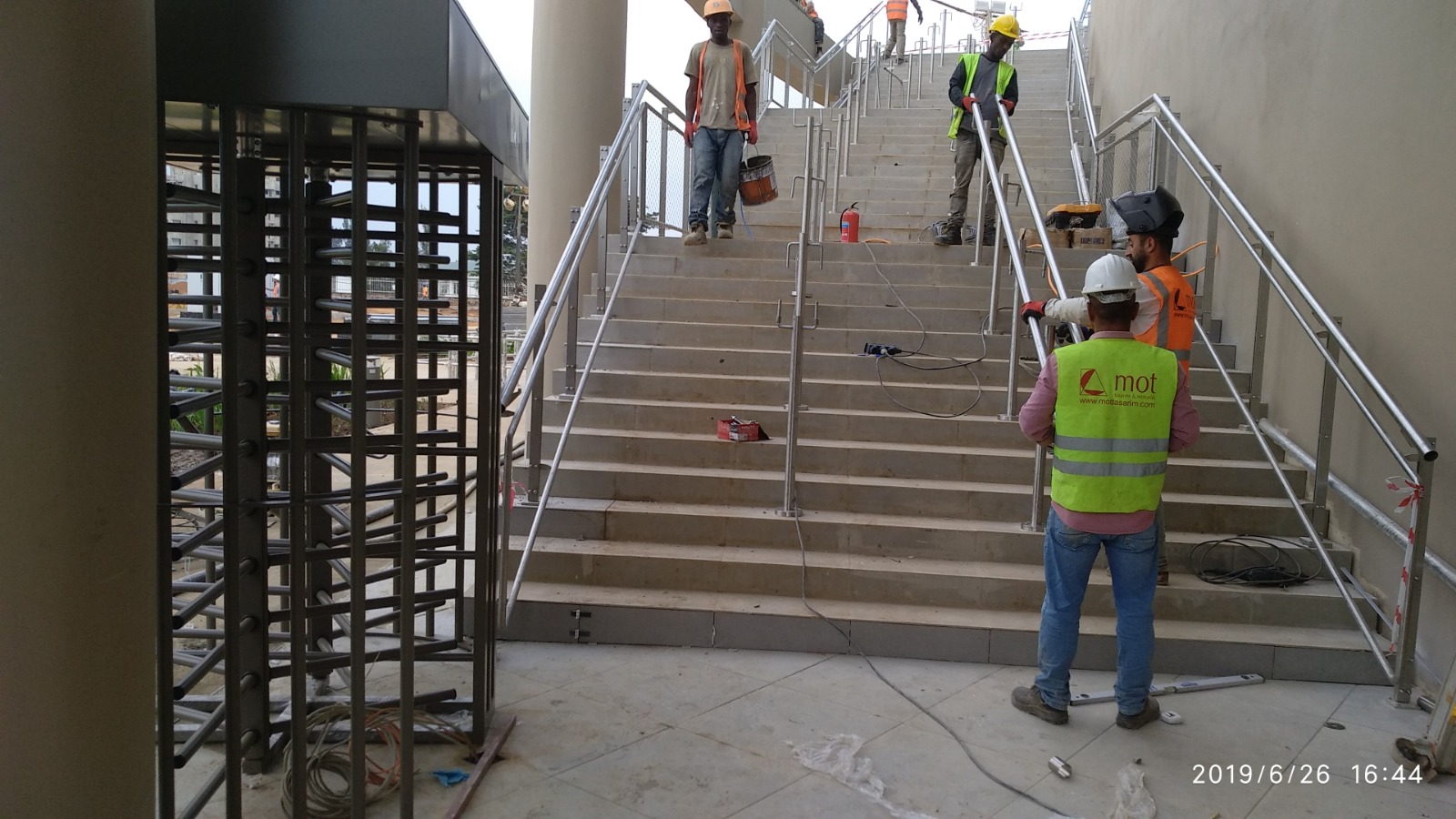 Kigali Arena Stadium Turnstile Project
